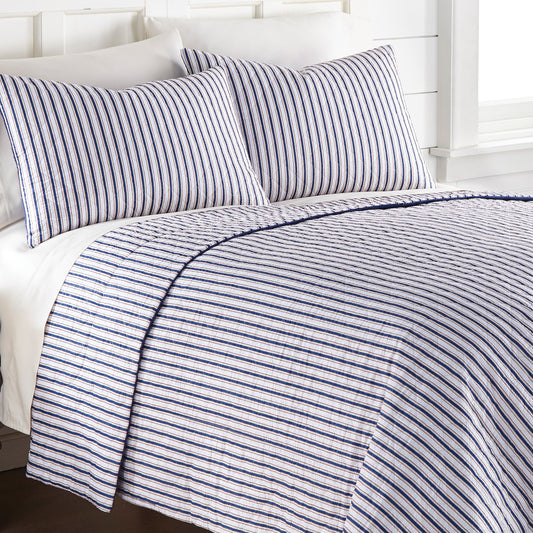 Clearance Seersucker 6-in-1 quilt sets