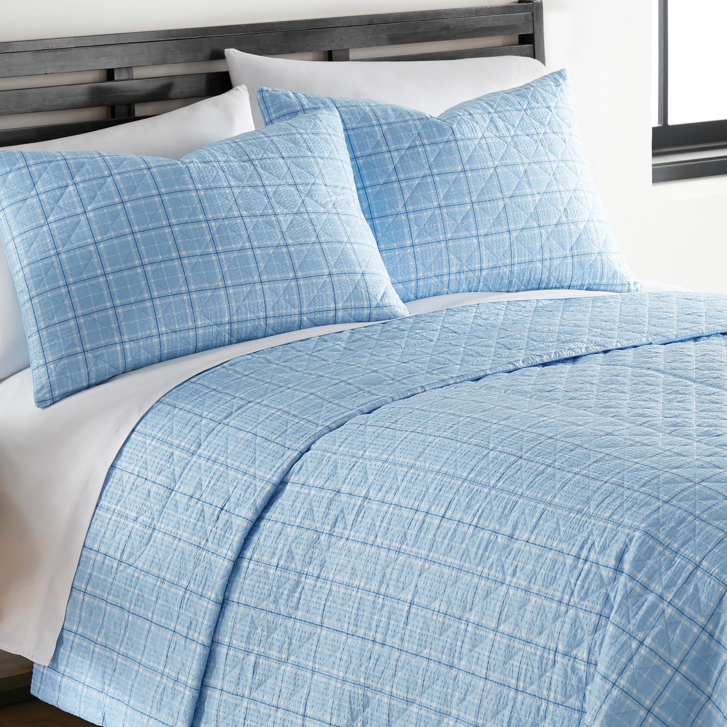 Clearance Seersucker 6-in-1 quilt sets
