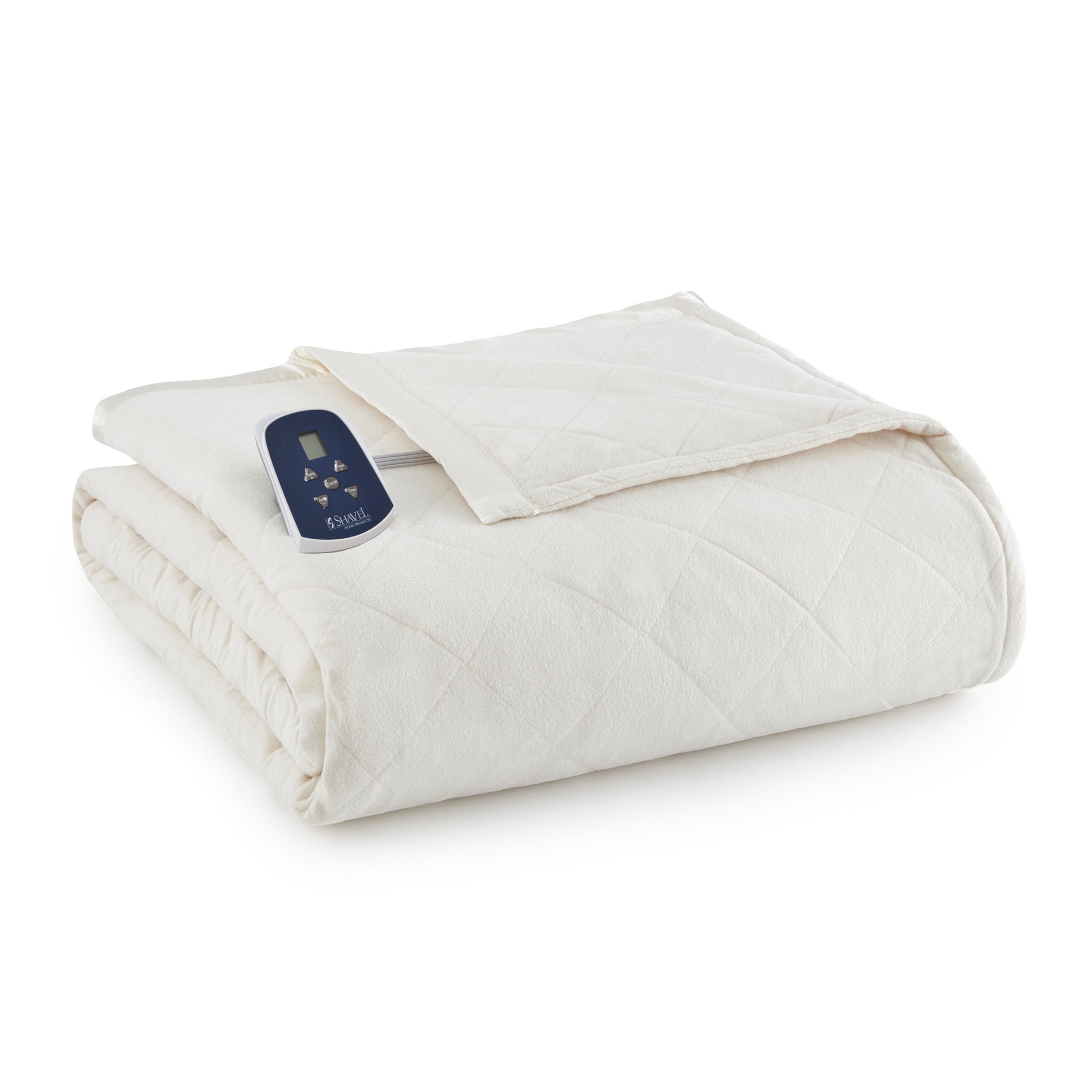 Shavel Micro Flannel Electric Heated Blanket - Full - The Warming Store