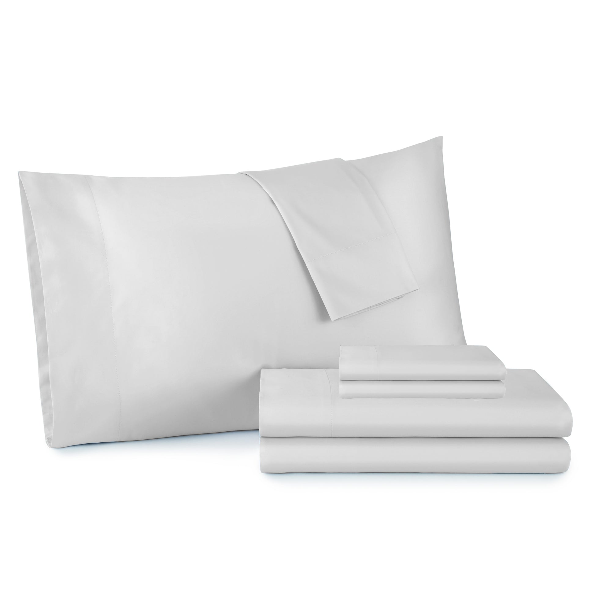 400 Thread Count Solid Sateen Sheet Set - Buy Sets and SAVE! (Twin): Lemon