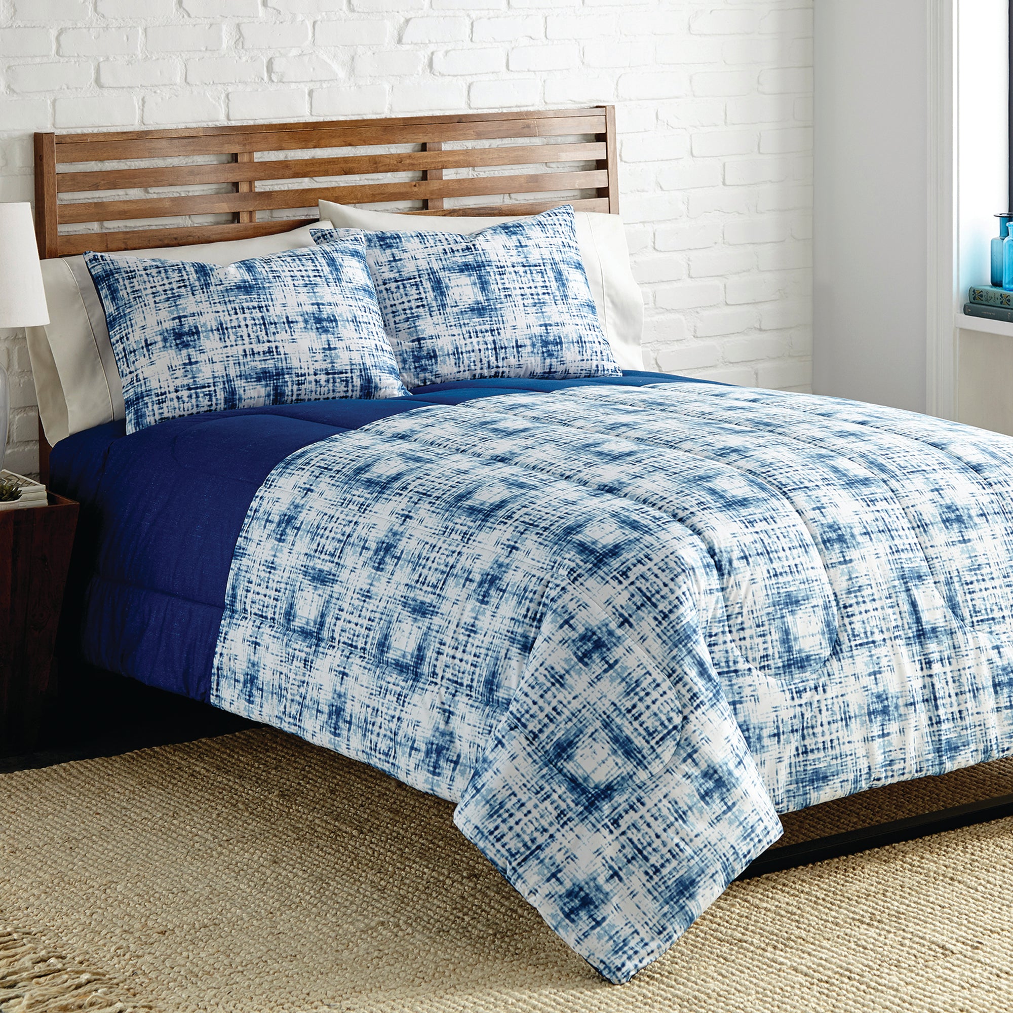 Factory PREMIER COMFORT Flannel Full/QueenComforter Lake Mini Set