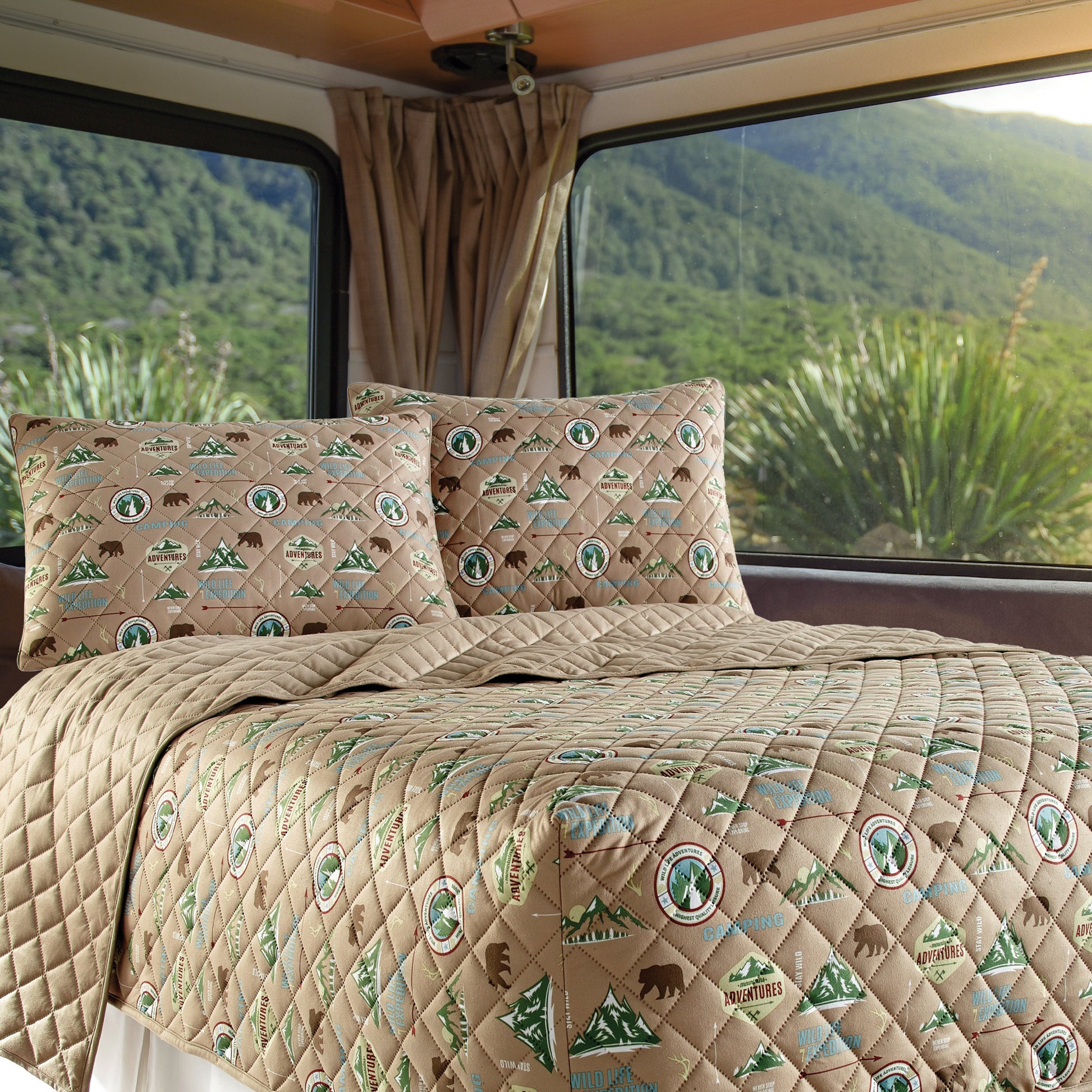 rv fitted bedspreads queen