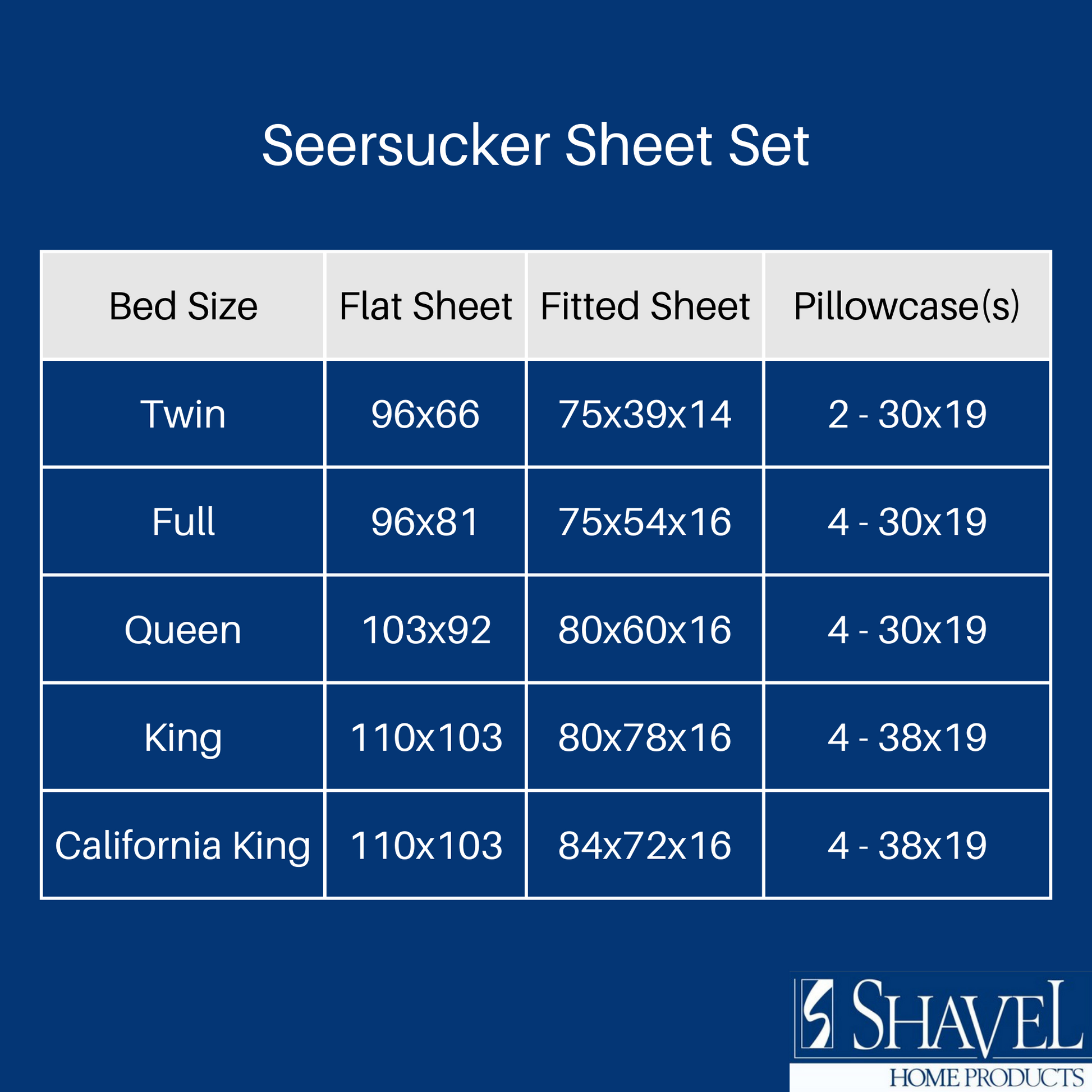 Seersucker Fitted Sheet